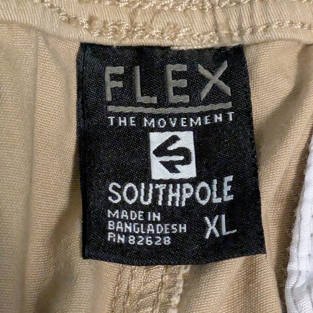 NWT Southpole FLEX Men's XL Joggers Deep Khaki Stretch Twill Pants The Movement - Picture 6 of 13